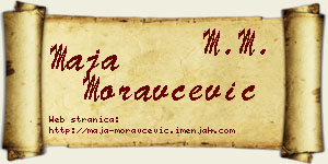 Maja Moravčević vizit kartica